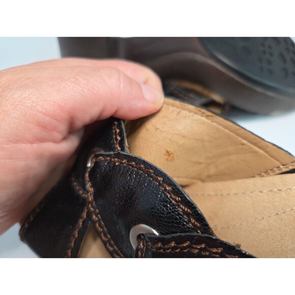 Naturalizer N5 Comfort Style Denton Sz 7N High heeled slip on leather sandals - Picture 11 of 11